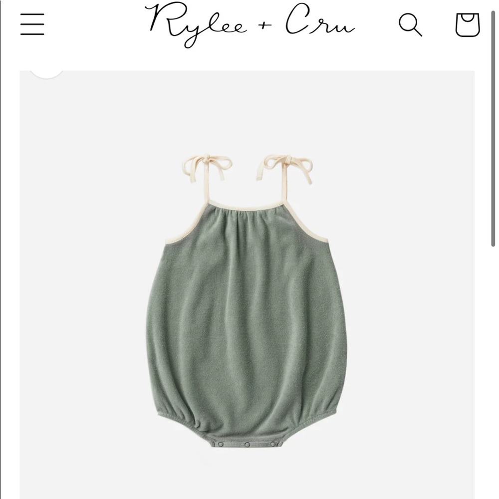Rylee and cru bubble romper